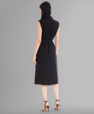 Women's Sleeveless A-line Jacket Dress