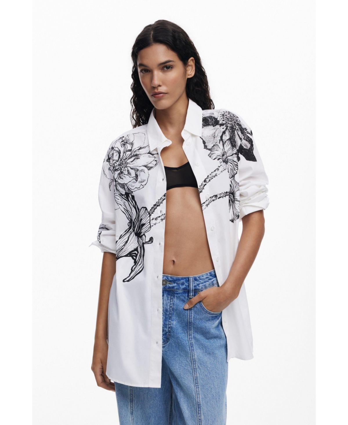 Women's Shirt designed by Mr. Christian Lacroix - White