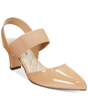 Easy Street Vibrant Kitten Heel Slingback Pumps Women's Shoes