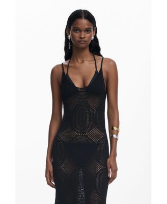 Women's Crochet strap dress