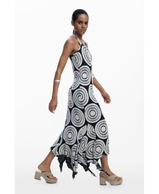 Women's Long dress with circles
