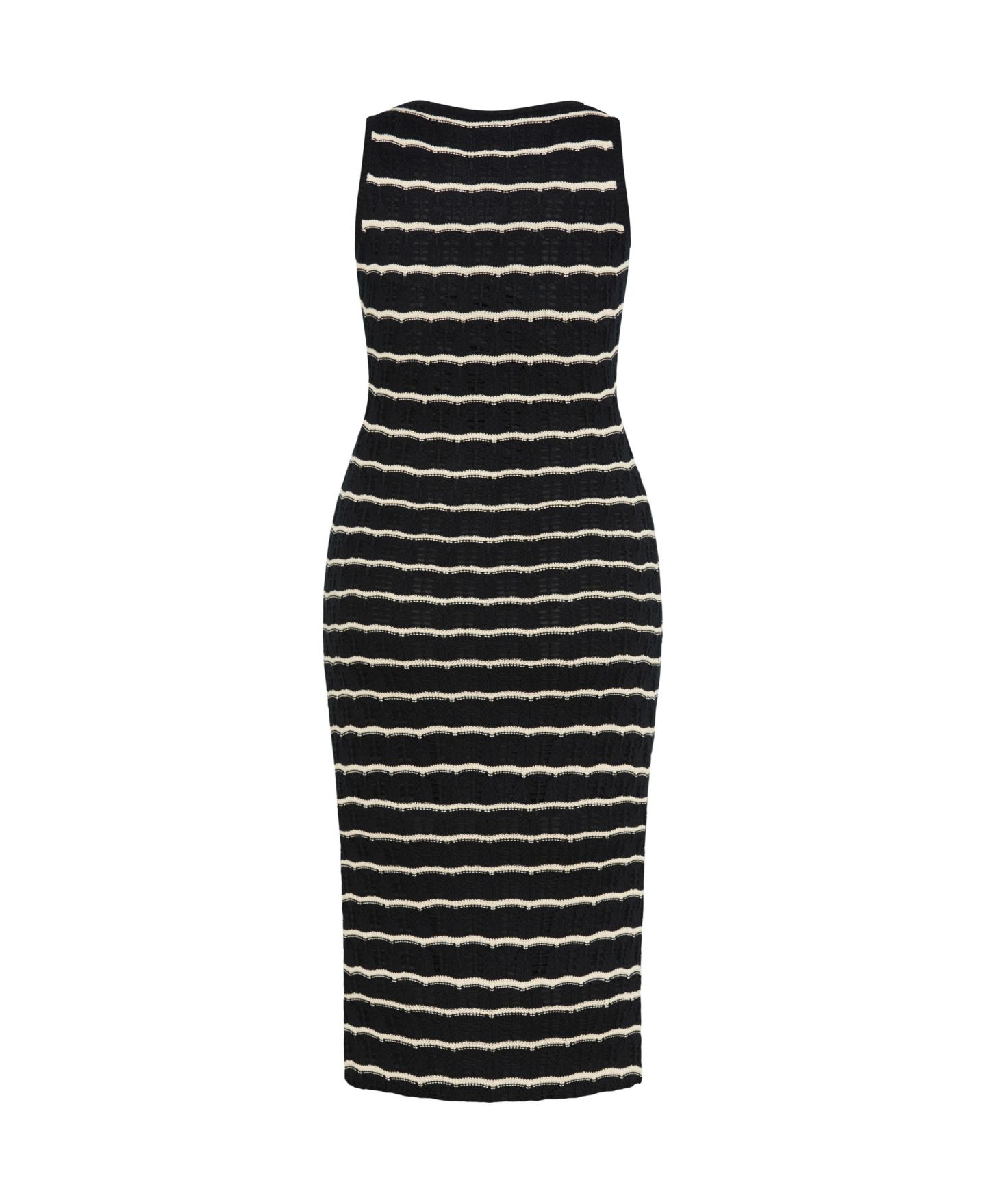 Женское платье CITY CHIC Plus Size Crochet Stripe, цвет: Mono Wave — фото 5