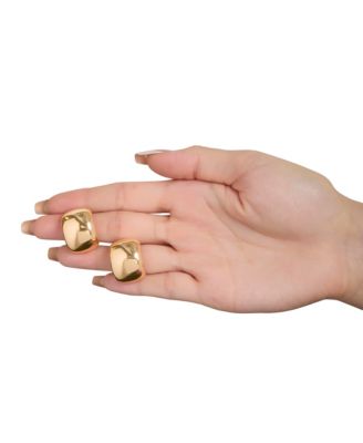 Bold Square Hoop Earrings