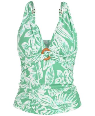 Women's Batiki Twist-Front Tankini Top