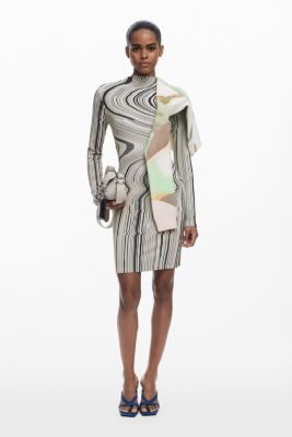 Women's Wavy striped dress