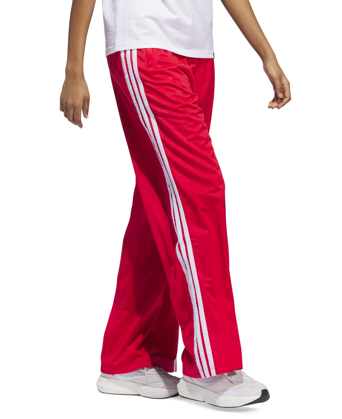 Adidas Originals Women's 3-stripe Classic Track Pants In Red