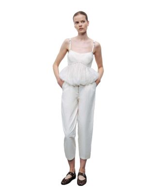 Women's V-Neck Beaded Accessory Blouse