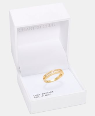 Charter Club - Cubic Zirconia Band Ring