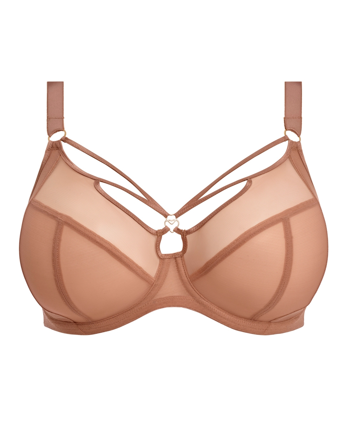Elomi Plus Size Sachi Underwire Plunge Full Coverage Bra