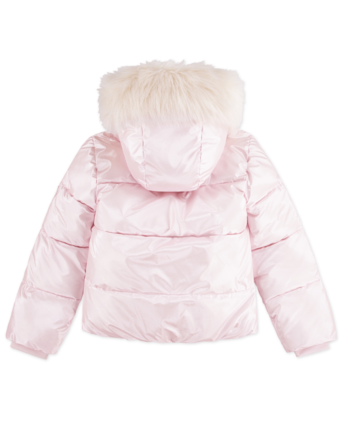Abercrombie Girls Shiny Ultra Puffer Jacket In Pink