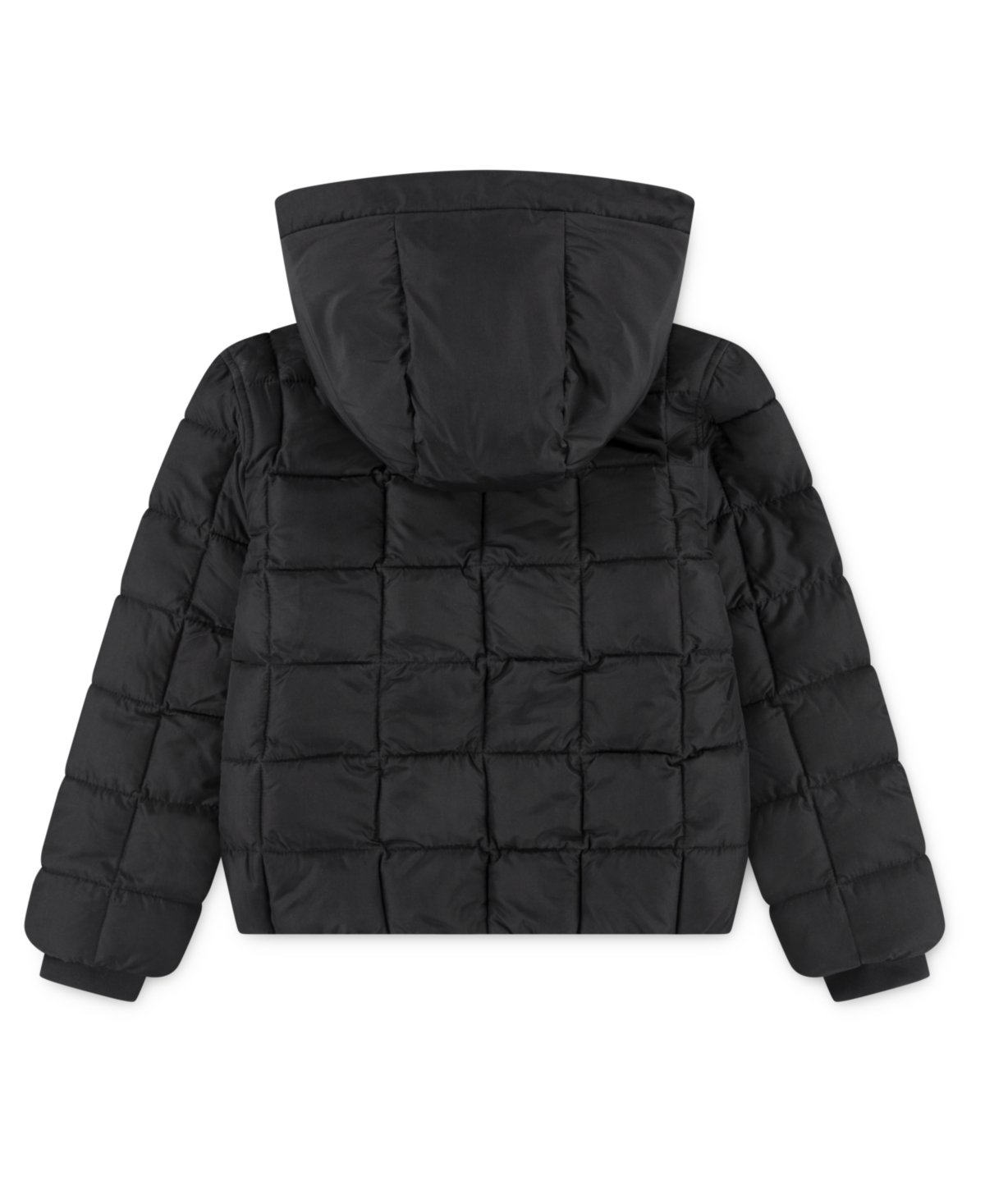 Abercrombie Girls Midweight Puffer Jacket In Black