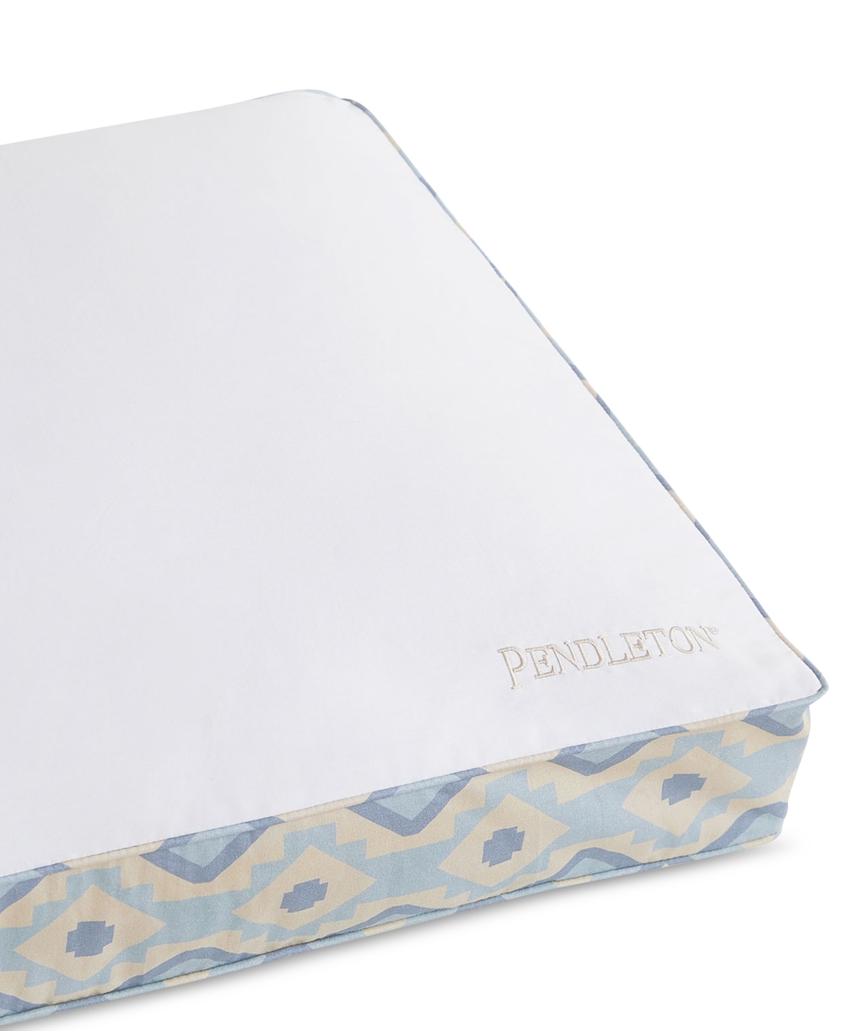Pendleton Colossal Oxbow 3" Gusseted 2-pack Pillow, King In White