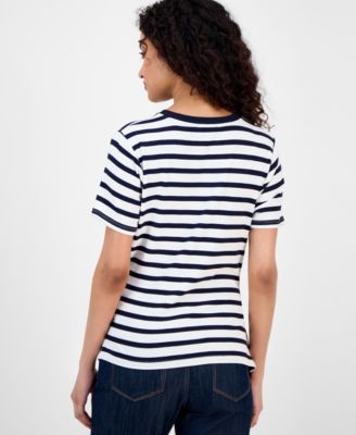 Women's Striped Twisted Top