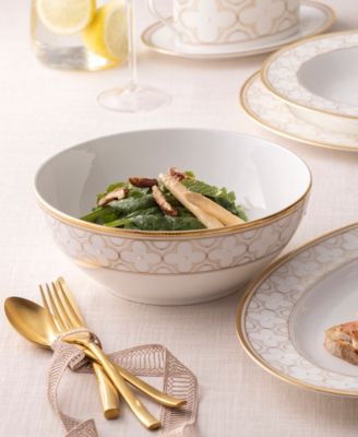 Trefolio Gold Round Vegetable Bowl, 9", 70 oz.