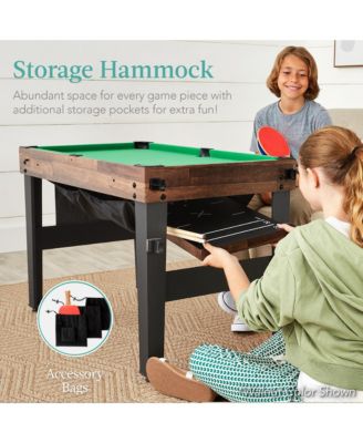 13-in-1 Combo Game Table Set w/ Ping Pong, Foosball, Basketball, Air Hockey, Archery