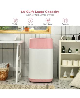 8lbs Portable Fully Automatic Washing Machine W/ Drain Pump