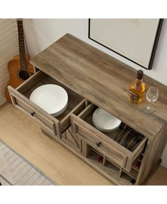 CASAINC Kitchen Cabinet with Storage Sideboard with 2 Drawers