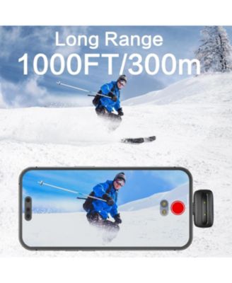 Wireless Lavalier Microphone Kit for YouTube,TikTok & Live Streaming - 2 TX & 3 RX (USB-C/Lightning/Camera)