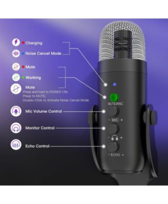 Wireless Microphone K66DG-US and D65W Microphone Furry Windscreen