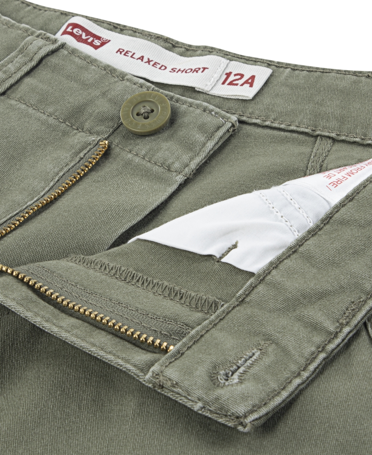 Levi's Big Boys Traditional Cargo Shorts In Gray