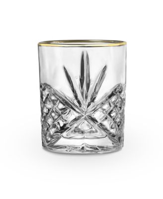 Dublin Gold  Double Old Fashioned Glasses, Set of 4