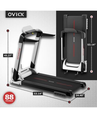 Quiet Portable Folding Flex Treadmill w/ Bluetooth & Fitness Tracking App