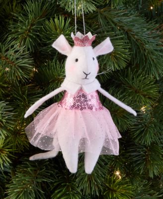 Tiny Tidings Princess Mouse Fabric Ornament, Macy's Exclusive