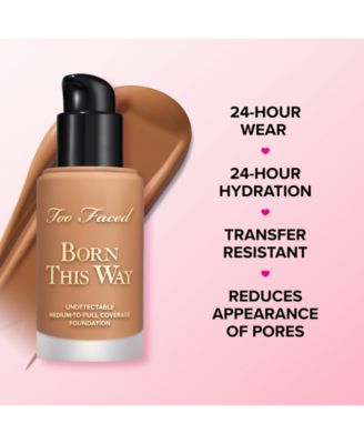 Born This Way Undetectable Medium-To-Full Coverage Foundation, 1 oz.