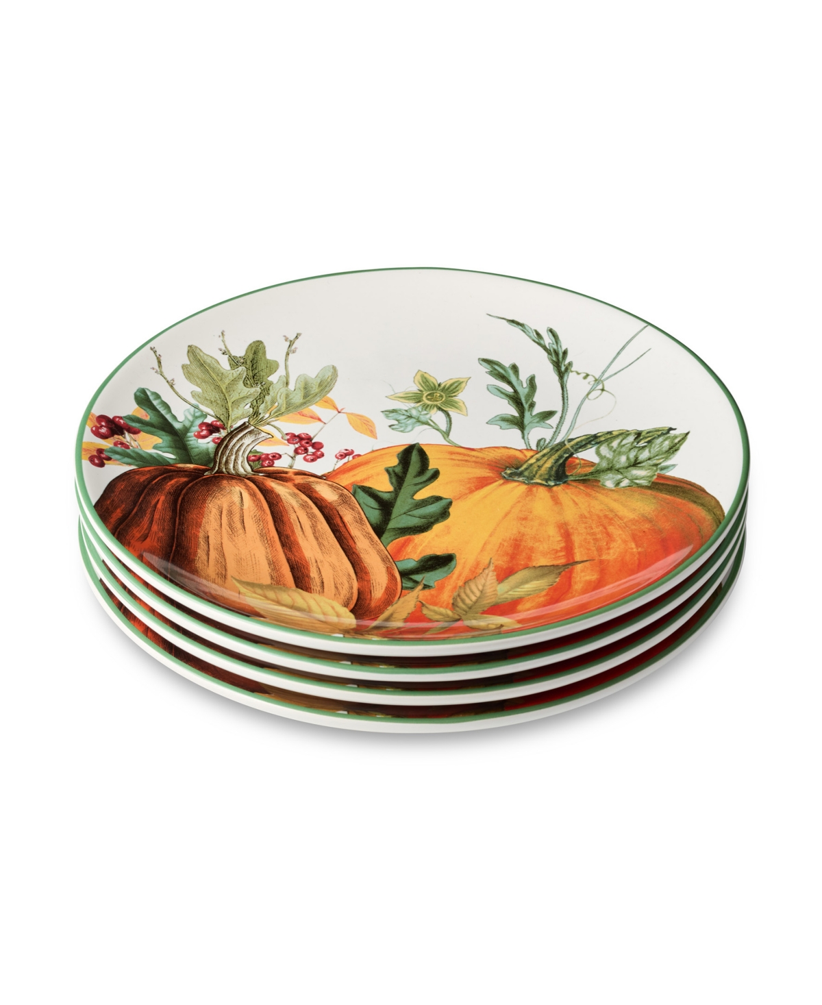 Harvest Fields Dinner Plates, Set of 4 - Miscellaneous