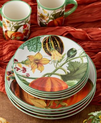 Harvest Fields Salad Plates, Set of 4
