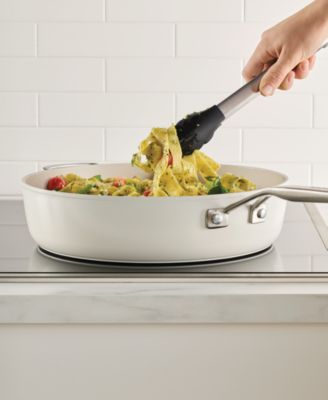 Hard-Anodized Ceramic Induction 5-Qt. Saut&eacute; Pan with Lid