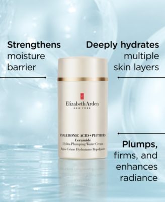 Hyaluronic Acid + Peptides Ceramide Hydra-Plumping Water Cream, 1.7 oz.