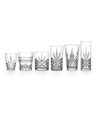 Dublin Crystal Highball Glasses, Set of 4