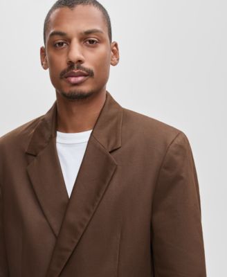Men's Relaxed Fit Double Breasted Blazer, Macy's Exclusive