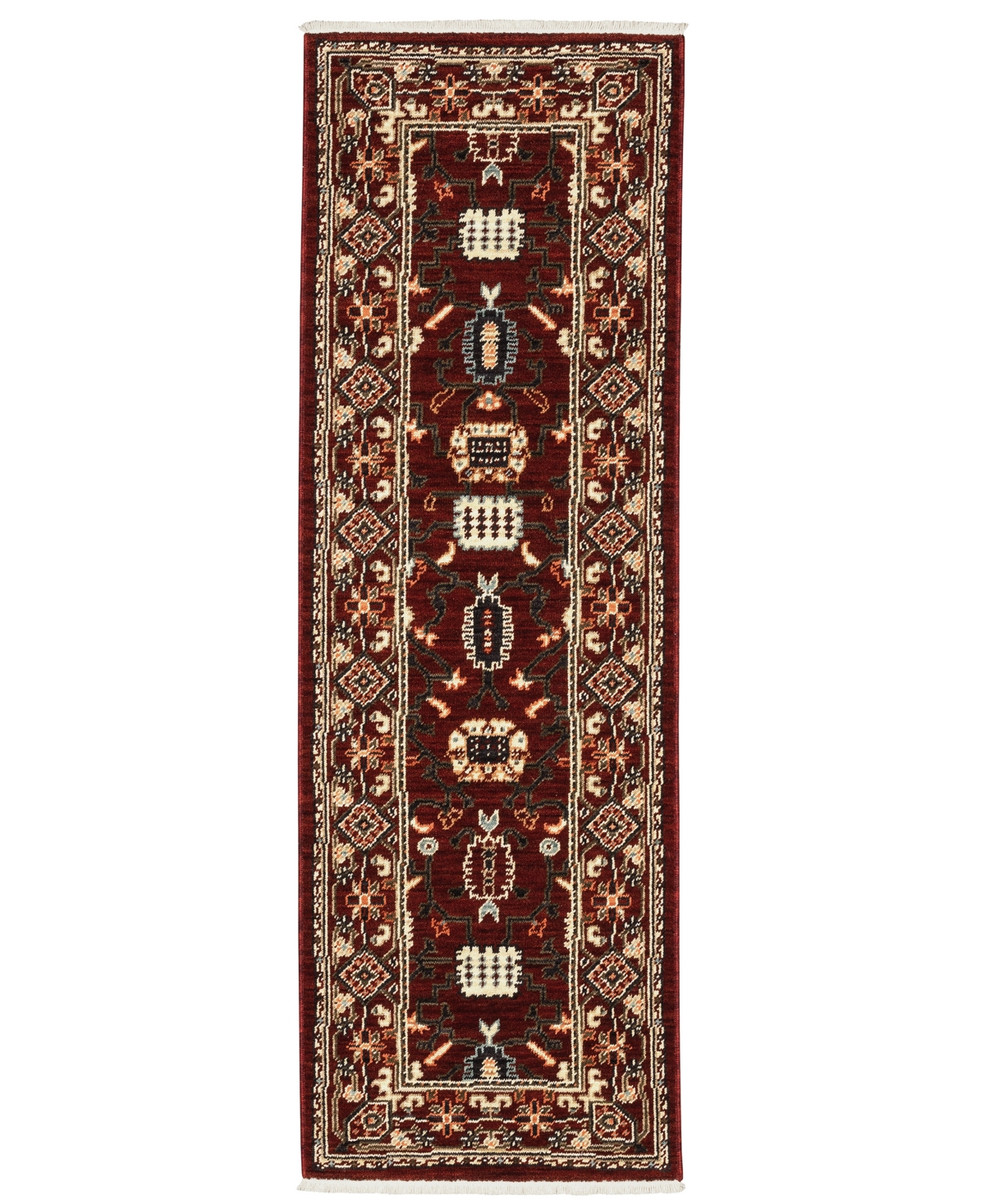 Oriental Weavers Lilihan 043s6 2'x6' Runner Area Rug In Brown