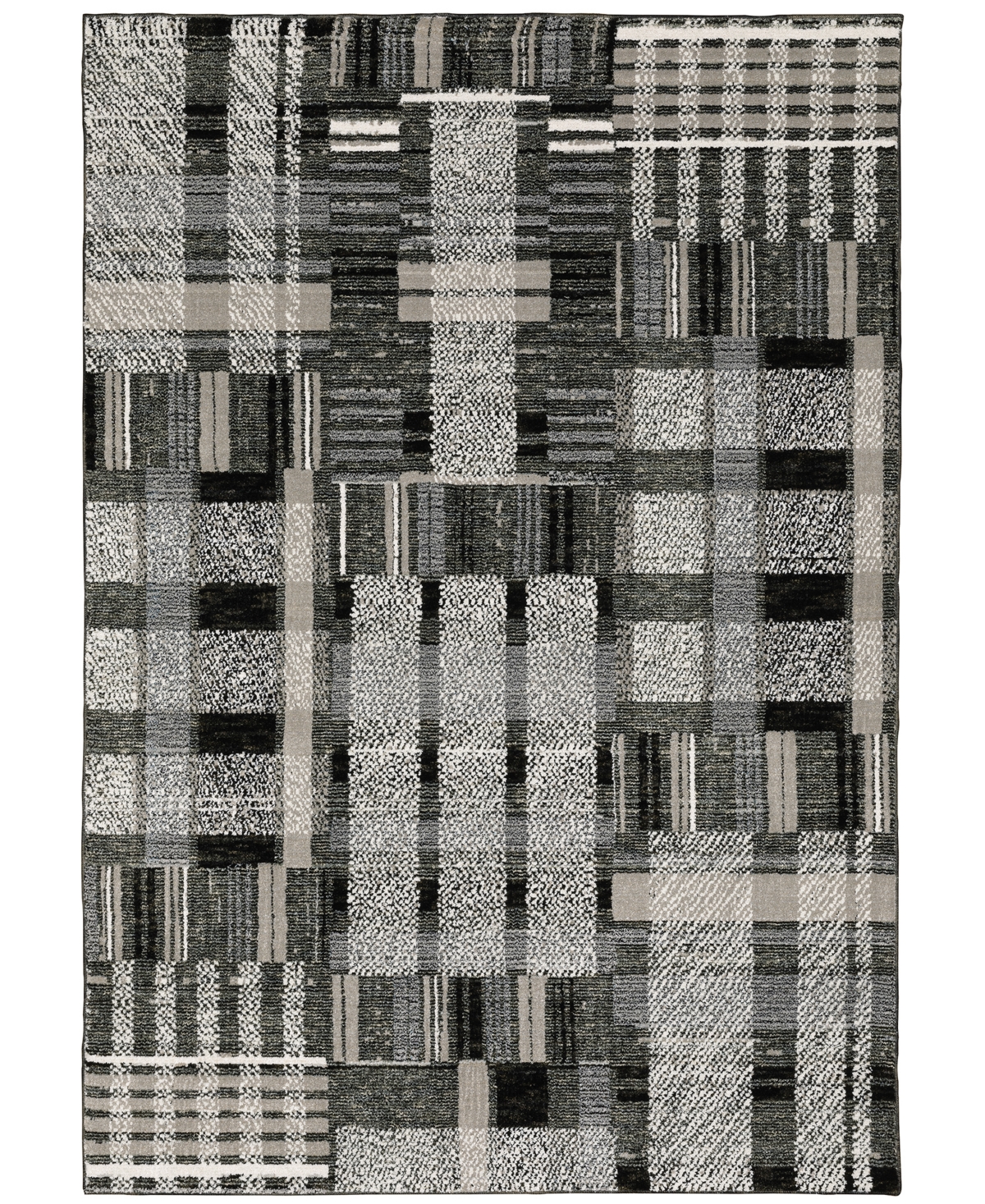 Oriental Weavers Atlas 752c0 6'7"x9'6" Area Rug In Black