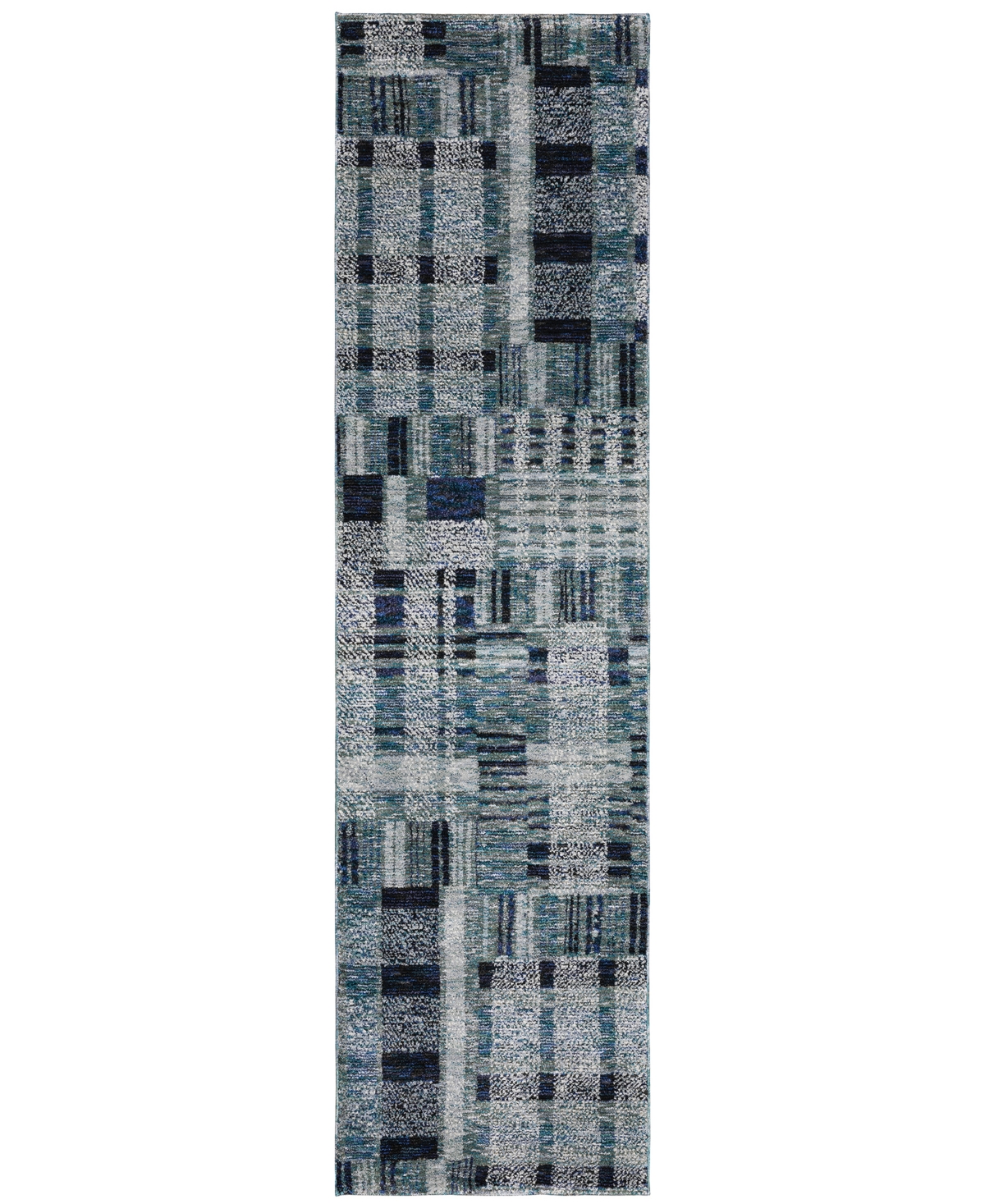 Oriental Weavers Atlas 752b0 2'6"x12' Runner Area Rug In Blue
