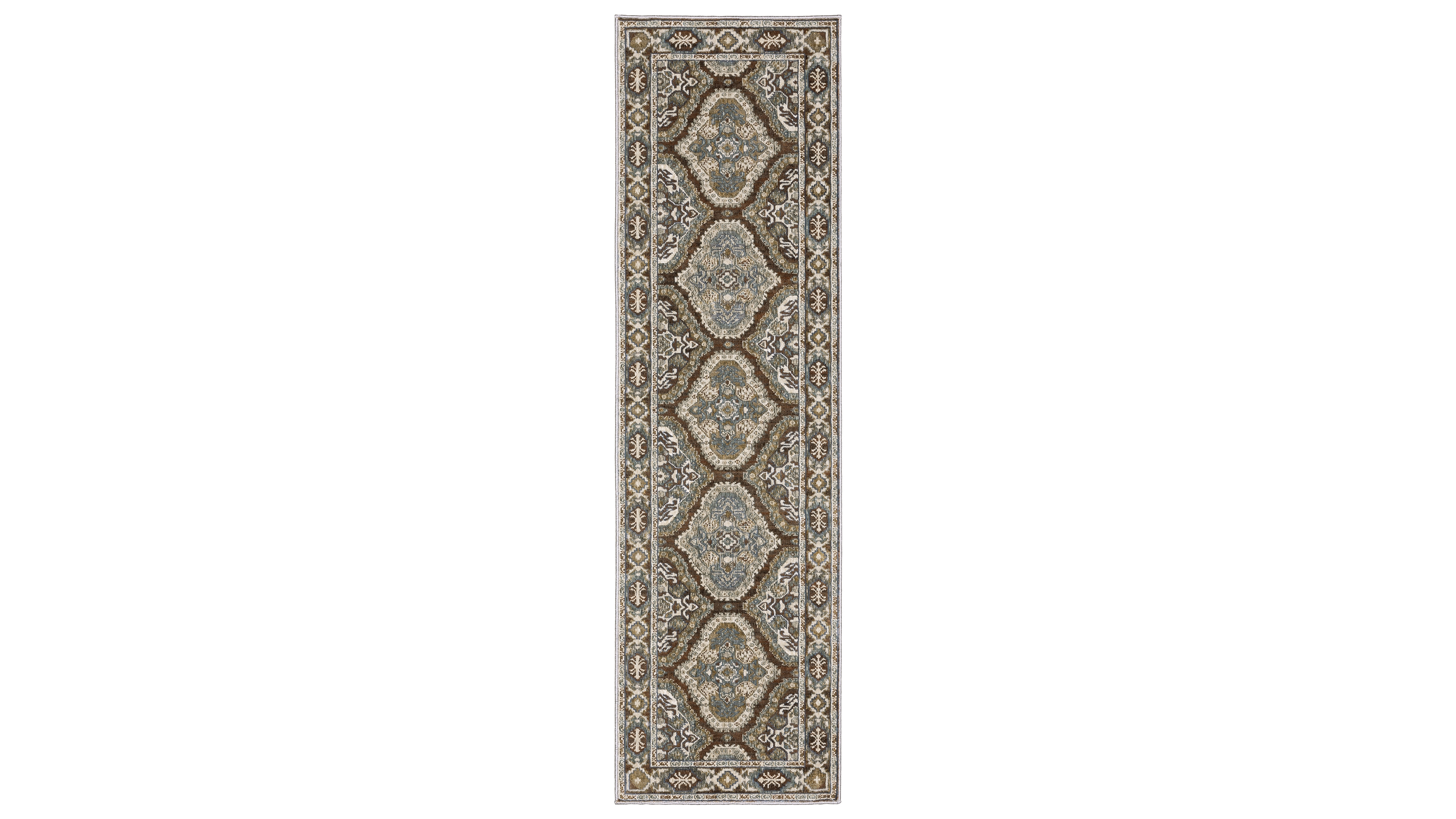 Oriental Weavers Ellington ELL03 2'3"x7'6" Runner Area Rug