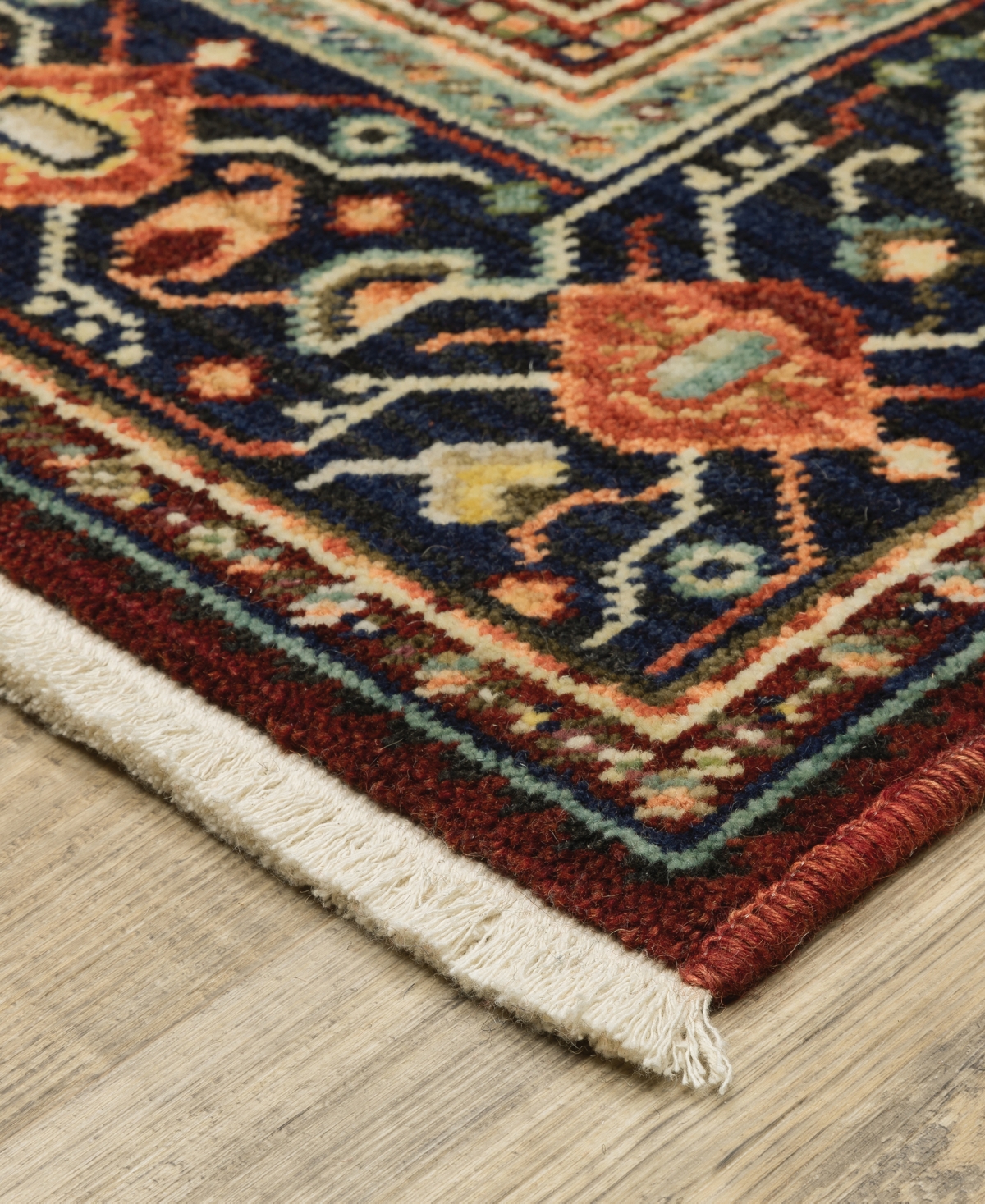 Oriental Weavers Lilihan 5503m 6'7"x9'6" Area Rug In Red