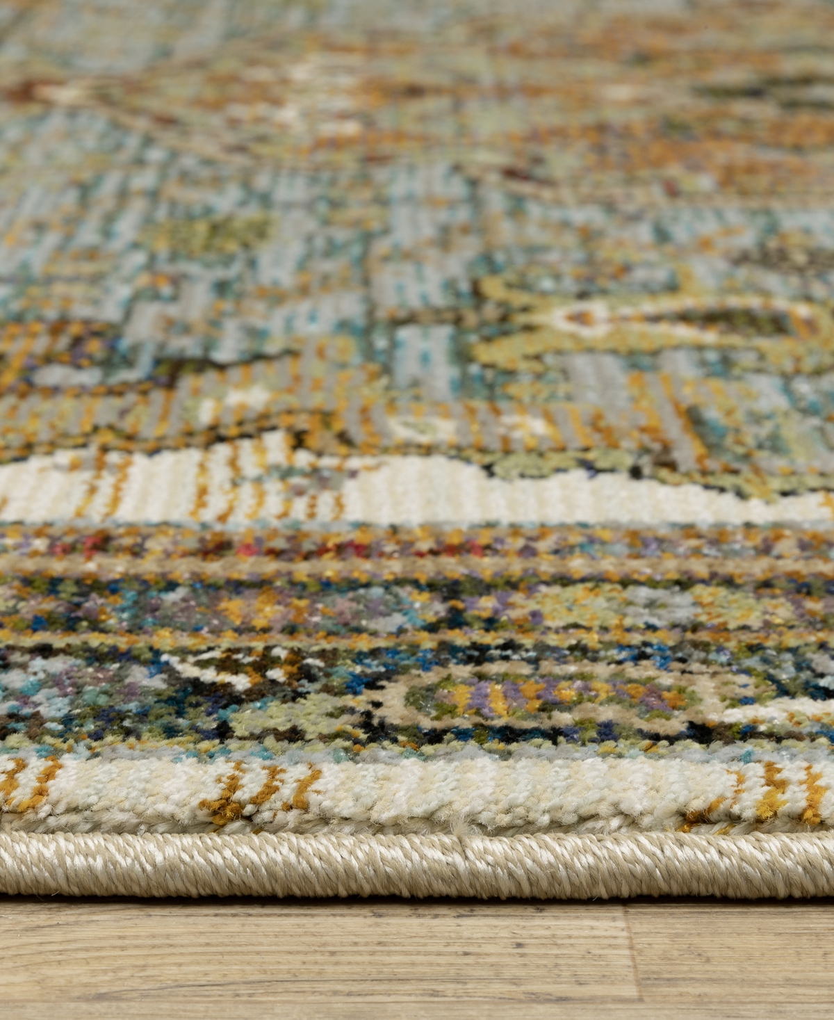 Oriental Weavers Andorra 2451b 2'3"x8' Runner Area Rug In Brown