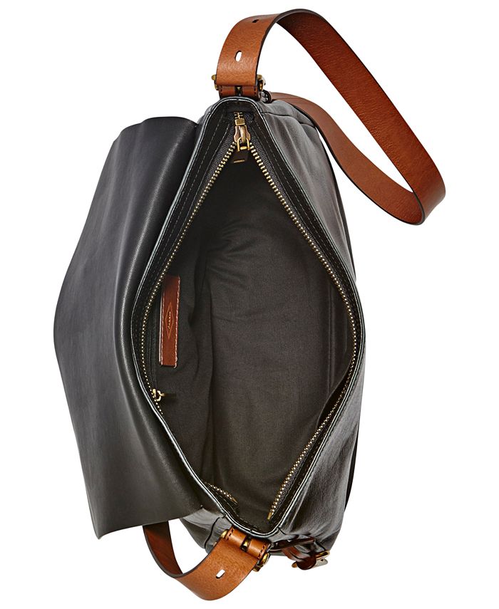 Fossil Harper Medium Leather Saddle Crossbody Macy's