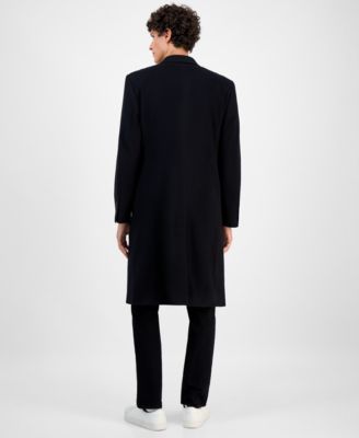 Men's Classic-Fit Solid Pure Cashmere Overcoat