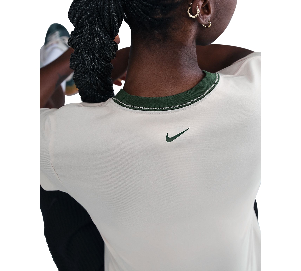 Nike Sportswear Women's Chill Knit Slim Cropped T-shirt In White