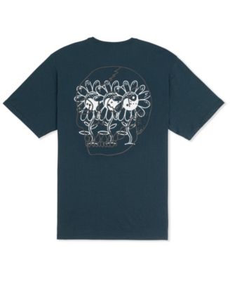Men's Skulls And Flowers Short Sleeve T-Shirt