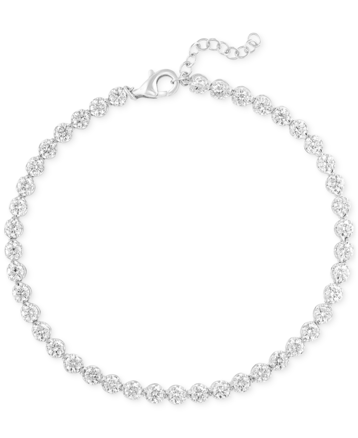 Effy Collection Effy Lab Grown Diamond Tennis Bracelet (3 Ct. T.w.) In 14k White Gold In Gold