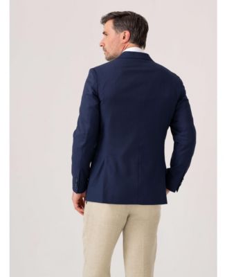 Men's Classic Tailored Wool Blazer