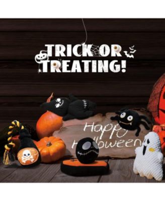 6 PCS Halloween Dog Squeaky Toys for Aggressive chewers, Christmas gift,Stuffing Body Dog Toy Set for Small to Large Dogs