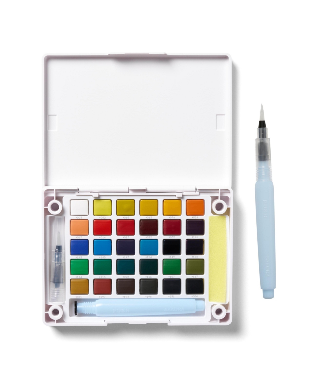Koi Field 30 Assorted Watercolors with Brush Sketch Set