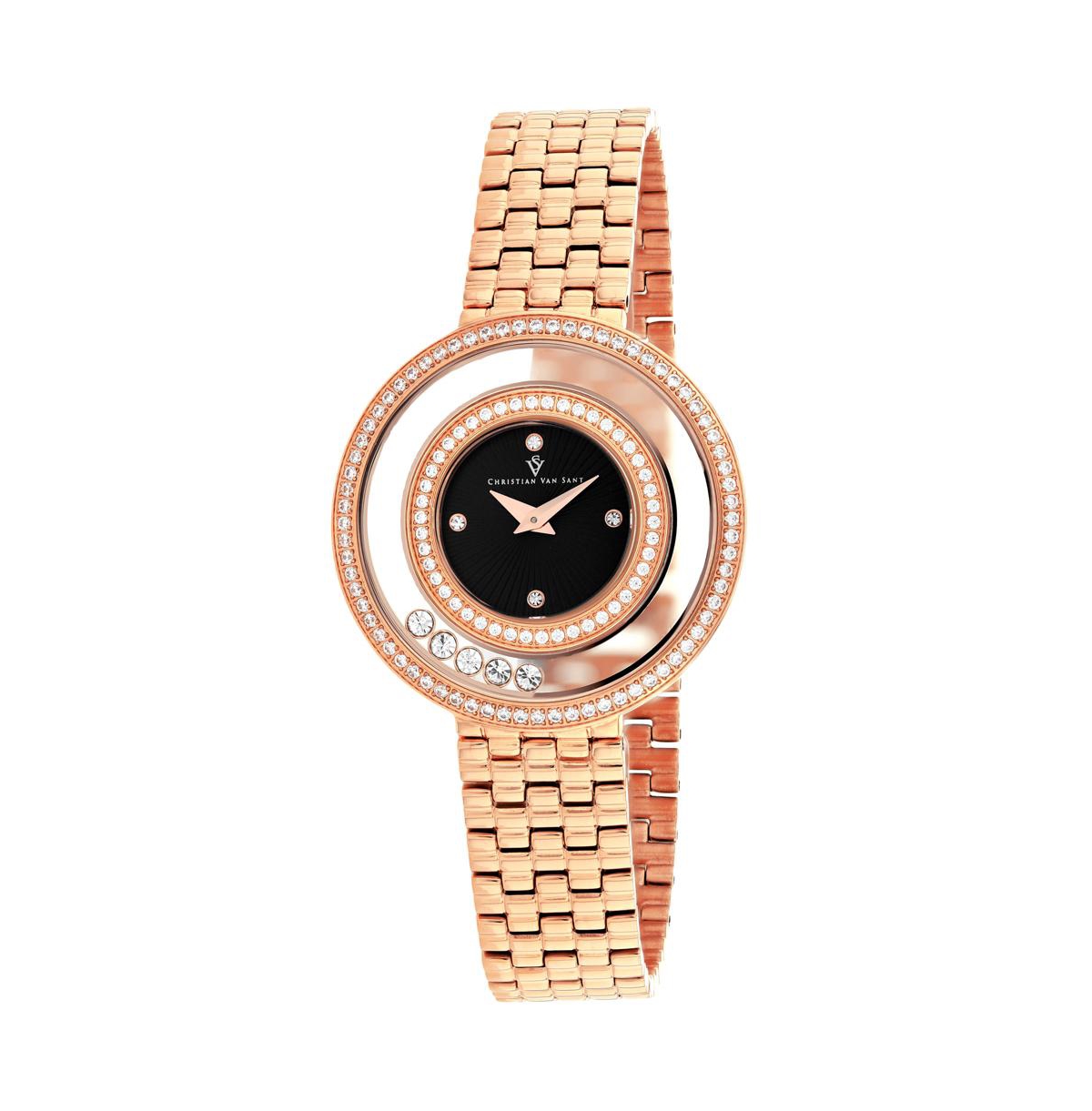 Women's Gracieuse Black Dial Watch - CV4833 - Black