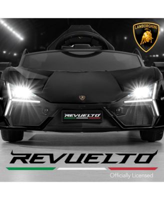 Kids 12V Ride-On Car Officially Licensed Lamborghini Revuelto w/ Remote, LED Lights
